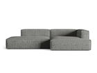 Coltar modular dreapta 4 locuri, Nuria-260, Micadoni Home, 312x147x72 cm, tesatura boucle, grafit