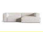 Coltar modular dreapta 4 locuri, Nuria-260, Micadoni Home, 292x147x72 cm, tesatura boucle, gri bej melange