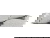 Coltar modular dreapta 4 locuri, Nuria-260, Micadoni Home, 292x147x72 cm, tesatura boucle, argintiu