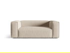 Canapea 2 locuri, Nuria-215, Micadoni Home, 170x110x72 cm, tesatura structurata chenille, bej