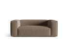 Canapea 2 locuri, Nuria-215, Micadoni Home, 170x110x72 cm, tesatura structurata chenille, cappuccino