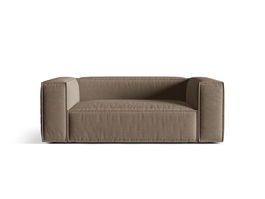 Canapea 2 locuri, Nuria-215, Micadoni Home, 170x110x72 cm, tesatura structurata chenille, cappuccino