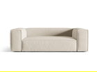 Canapea 3 locuri, Nuria-88, Micadoni Home, 210x110x72 cm, catifea, bej