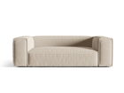 Canapea 3 locuri, Nuria-215, Micadoni Home, 210x110x72 cm, tesatura structurata chenille, bej