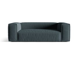 Canapea 3 locuri, Nuria-215, Micadoni Home, 210x110x72 cm, tesatura structurata chenille, petrol inchis