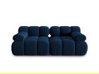 Canapea modulara 2 locuri, Bellis-51, Micadoni Home, 188x94x70 cm, catifea, albastru regal