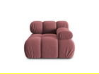 Modul dreapta pentru canapea, 1 loc, Bellis-51, Micadoni Home, 94x94x70 cm, catifea, roz