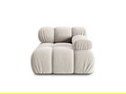 Modul dreapta pentru canapea, 1 loc, Bellis-51, Micadoni Home, 94x94x70 cm, catifea, bej inchis