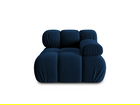 Modul dreapta pentru canapea, 1 loc, Bellis-51, Micadoni Home, 94x94x70 cm, catifea, albastru regal
