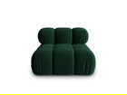 Modul pentru canapea, 1 loc, Bellis-51, Micadoni Home, 94x94x70 cm, catifea, verde bottle