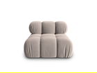 Modul pentru canapea, 1 loc, Bellis-51, Micadoni Home, 94x94x70 cm, catifea, cappuccino