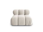 Modul pentru canapea, 1 loc, Bellis-51, Micadoni Home, 94x94x70 cm, catifea, bej inchis