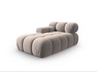 Sezlong living stanga 1 loc, Bellis-51, Micadoni Home, 155x94x70 cm, catifea, cappuccino