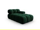 Sezlong living dreapta 1 loc, Bellis-51, Micadoni Home, 155x94x70 cm, catifea, verde bottle