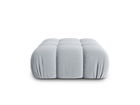 Taburet, Bellis-51, Micadoni Home, 94x94x43 cm, catifea, albastru deschis