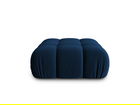 Taburet, Bellis-51, Micadoni Home, 94x94x43 cm, catifea, albastru regal