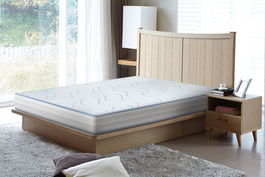 Saltea Argentum Therapy, Memory Arctic Gel, 190x200 cm, H 18 cm, Husa cu ioni de argint, Super Ortopedica, Anatomica