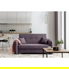 Canapea extensibila 3 locuri, ELTAP, Laine, 155x105x75 cm, lemn/poliester, mov