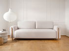 Canapea extensibila 3 locuri, ELTAP, SO-ARC-OA-18JAF, Arcadova, 244x97x97 cm, lemn/poliester, bej/stejar