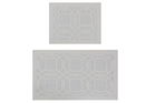 Set 2 covorase de baie, Beverly Hills Polo Club, Elena Cream, 100% bumbac