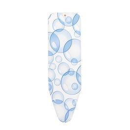 Husa pentru masa de calcat, Brabantia B, PerfectFlow Bubbles, 124x38 cm, 2 mm spuma, bumbac