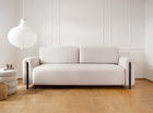 Canapea extensibila 3 locuri, ELTAP, SO-ARC-BL-18JAF, Arcadova, 244x97x97 cm, lemn/poliester, bej/negru
