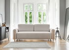 Canapea extensibila 3 locuri, ELTAP, SO-ARC-OA-18ROY, Arcadova, 244x97x97 cm, lemn/poliester, bej/stejar