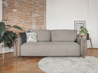 Canapea extensibila 3 locuri, ELTAP, SO-ARC-OA-20JAR, Arcadova, 244x97x97 cm, lemn/poliester, bej inchis/stejar