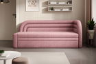 Canapea extensibila brat dreapta 3 locuri, ELTAP, Fabillo, 223x86x80 cm, lemn/poliester, roz