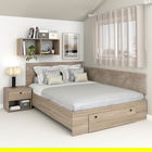 Pat colt AMBRO, 160x200, sertar frontal, Oak