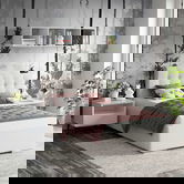 Pat tapitat de o persoana GEORGIA Clasic, 120x200, H107, somiera, Stofa Bej V03