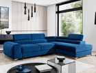Coltar extensibil dreapta 4 locuri, ELTAP, Lau-33, Laurence, 278x205x92 cm, lemn/poliester, bleumarin