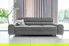 Canapea extensibila 3 locuri, ELTAP, SO-LAU-03NU, Laurence, 261x97x105 cm, lemn/poliester, gri deschis