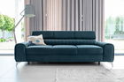 Canapea extensibila 3 locuri, ELTAP, SO-LAU-40NU, Laurence, 261x97x105 cm, lemn/poliester, albastru inchis