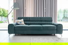 Canapea extensibila 3 locuri, ELTAP, SO-LAU-76MO, Laurence, 261x97x105 cm, lemn/poliester, albastru