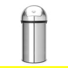 Cos de gunoi, Brabantia, Matt Steel, 60 L, 40x40x81 cm, otel, argintiu