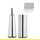 Set accesorii pentru baie 3 piese, Brabantia, Balance Brilliant, otel, argintiu