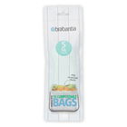Set 10 saci de gunoi, Brabantia, PerfectFit Sort&Go, marimea S, 6 L, nailon, verde