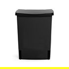Cos de gunoi pentru dulap, Brabantia, Black, 10 L, 21.2x25.7x33 cm, otel, negru