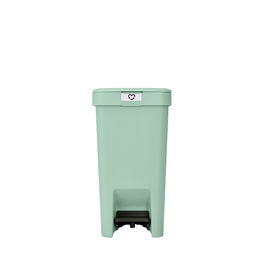 Cos de gunoi cu pedala, Brabantia, StepUp, 10 L, 26.5x20.3x38.1 cm, polipropilena, verde jad