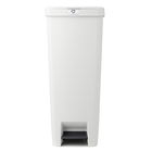 Cos de gunoi cu pedala, Brabantia, StepUp, 40 L, 35.2x28x66.6 cm, polipropilena, gri deschis