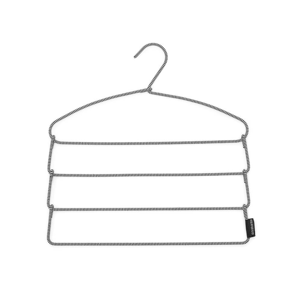 Umeras pentru pantaloni, Brabantia, Black and White, 41.5x1.5x42.5 cm, polipropilena, negru/alb
