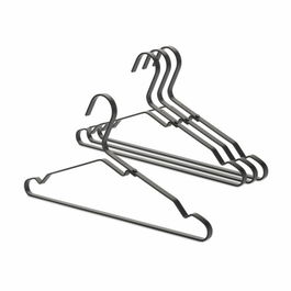 Set 4 umerase, Brabantia, Linn, 42.2x20.6 cm, aluminiu, negru