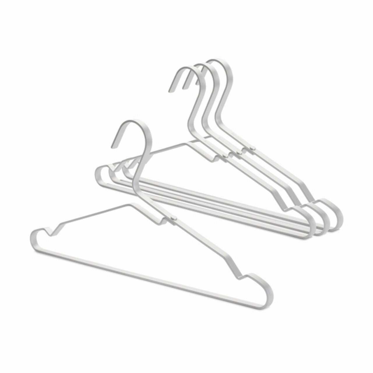Set 4 umerase, Brabantia, Linn, 42.2x20.8 cm, aluminiu, argintiu