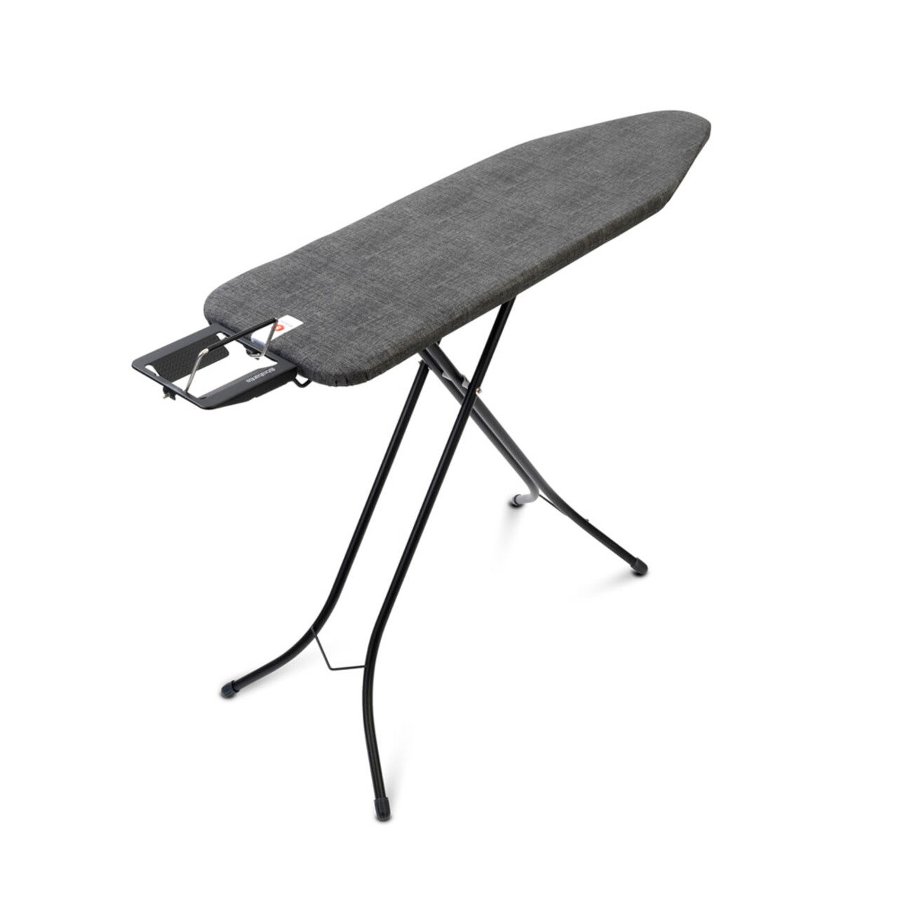 Masa de calcat, Brabantia B, Denim Black, 124x38 cm, 7 pozitii de reglare, otel/bumbac, negru denim