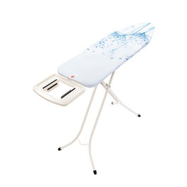 Masa de calcat, Brabantia B, Cotton Flower, 124x38 cm, 7 pozitii de reglare, polipropilena/otel/bumbac