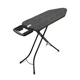 Masa de calcat, Brabantia C, Denim Black, 124x45 cm, 7 pozitii de reglare, otel/bumbac, negru denim