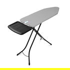 Masa de calcat, Brabantia C, Metallised, 124x45 cm, 7 pozitii de reglare, cu suport statie de calcat, otel/bumbac