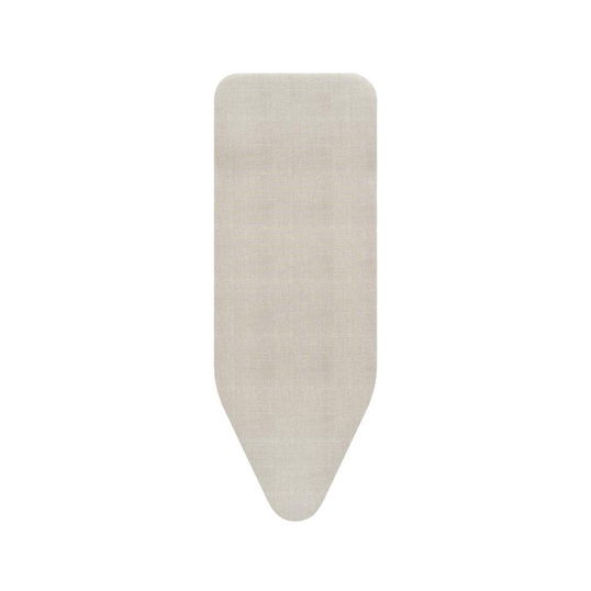 Husa pentru masa de calcat, Brabantia C, Denim Grey, 124x45 cm, 8 mm spuma, bumbac, gri denim