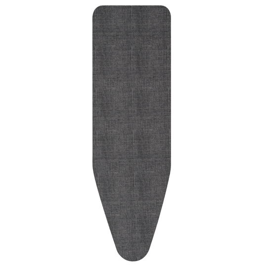 Husa pentru masa de calcat, Brabantia D, Denim Black, 135x45 cm, 8 mm spuma, bumbac, negru denim